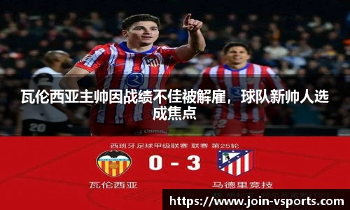 瓦伦西亚主帅因战绩不佳被解雇，球队新帅人选成焦点